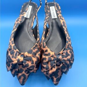 Steve Madden Luck Leopard Flats NIB